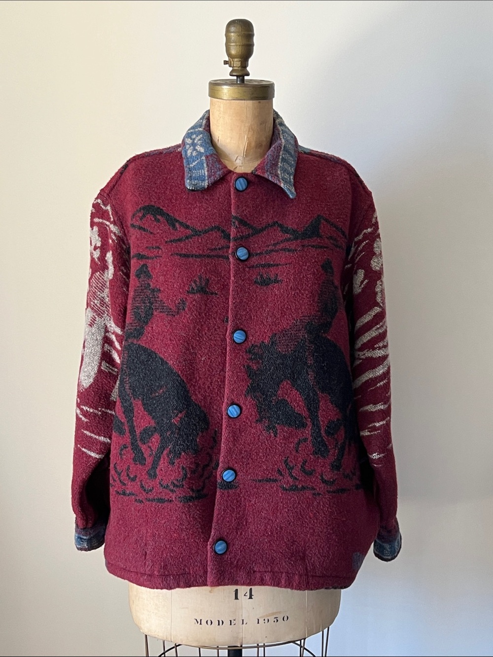 Vintage Cowboy Cowgirl western rodeo jacket
